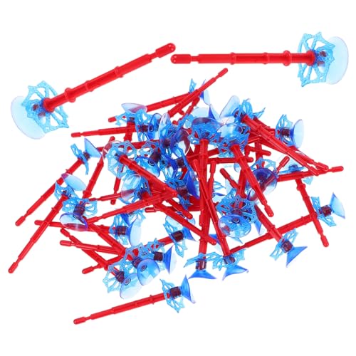 WEKAMOS 60 Stück Launcher Toys Gruselige Halloween-Requisiten Gruselige Streichelemente Cosplay-kostüm Für Spinnenkostüm Für Webprojektion -Launcher Webwerfer Plastik Blau von WEKAMOS