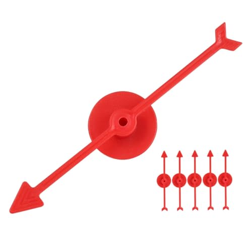 WEKAMOS 6Stücke Pfeilspinner aus Kunststoff für Brettspiele Robuste und Langlebige für DIY Projekte Lernwerkzeuge und Interaktive Familienspiele für Verschiedene Anlässe WEKAMOS 6Stücke Pfeilspinner aus Kunststoff für Brettspiele Robuste und Langlebige für DIY Projekte Lernwerkzeuge und Interaktive Familienspiele für Verschiedene Anlässe von WEKAMOS
