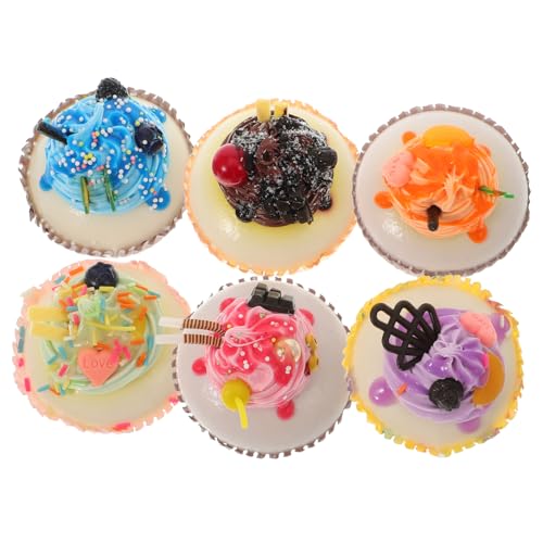 WEKAMOS 6stücke Teiliges Kunst-Desserts Realistische Cupcake-Modelle Für Heimdekoration Und Vitrinen Nachbildung Von Torten Für Festlichkeiten Und Partys Hochwertige Simulation Für WEKAMOS 6stücke Teiliges Kunst-Desserts Realistische Cupcake-Modelle Für Heimdekoration Und Vitrinen Nachbildung Von Torten Für Festlichkeiten Und Partys Hochwertige Simulation Für von WEKAMOS