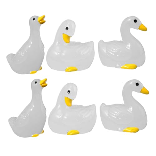 WEKAMOS 6stücke Leuchtende Ente Im Dunkeln Miniaturfiguren Aus Harz Winzige Tierfiguren Für Garten-landschaftsdekoration Micro Landschaft Bonsai Decor WEKAMOS 6stücke Leuchtende Ente Im Dunkeln Miniaturfiguren Aus Harz Winzige Tierfiguren Für Garten-landschaftsdekoration Micro Landschaft Bonsai Decor von WEKAMOS