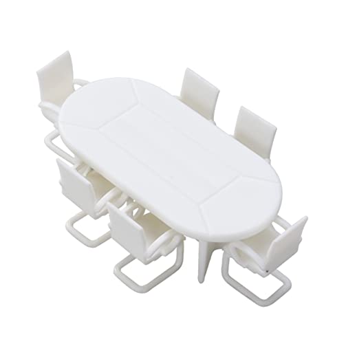 WEKAMOS 7 Stück Teiliges Set für Modell Tisch und Stühle DIY für Innenraumdekoration und Szenerien für Miniatur Modelle und Puppenhaus Projekte WEKAMOS 7 Stück Teiliges Set für Modell Tisch und Stühle DIY für Innenraumdekoration und Szenerien für Miniatur Modelle und Puppenhaus Projekte von WEKAMOS