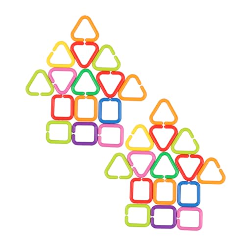 WEKAMOS 70 Stück Geometrische Kettenschnalle Vogelkette Ringe Links Babyspielzeugklammern Babyspielzeug Links Stimspielzeug Autositz- Zum Aufhängen Babykette Sport WEKAMOS 70 Stück Geometrische Kettenschnalle Vogelkette Ringe Links Babyspielzeugklammern Babyspielzeug Links Stimspielzeug Autositz- Zum Aufhängen Babykette Sport von WEKAMOS