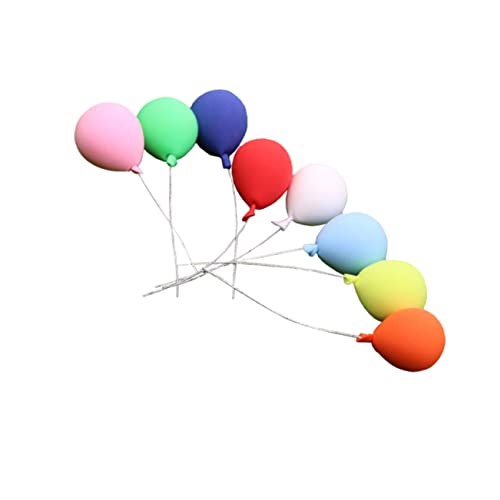 WEKAMOS 8 Stück Puppenhaus-Ballon Ballonmodell Miniaturdekoration Micro Landscape Accessoire Feengarten Zubehör Miniaturornament Mikrolandschaftsornament Mikrogartendekoration Colorful Ton WEKAMOS 8 Stück Puppenhaus-Ballon Ballonmodell Miniaturdekoration Micro Landscape Accessoire Feengarten Zubehör Miniaturornament Mikrolandschaftsornament Mikrogartendekoration Colorful Ton von WEKAMOS