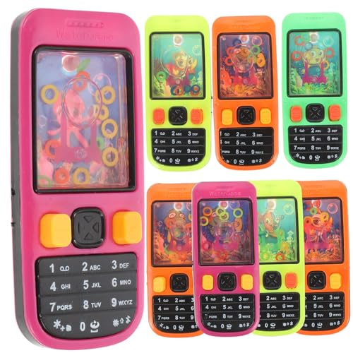 WEKAMOS 8 Stück Teiliges Buntes Handheld Wasser Wurfspiel für Langlebiges Sicheres Kunststoffspielzeug Hand Auge koordination und Konzentration Lustiges Wasserspielzeug für Drinnen und von WEKAMOS