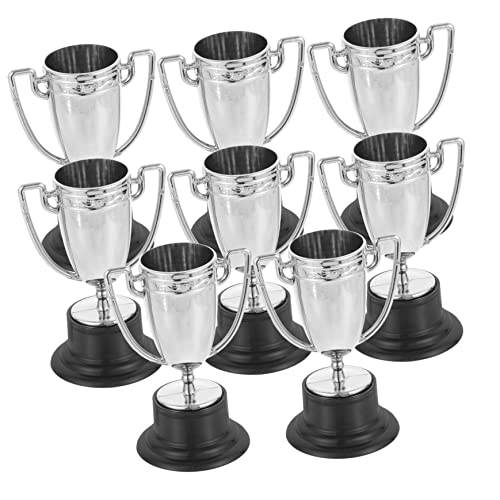 WEKAMOS 8 Stück Teiliges Mini Trophäen für Kindergeburtstage Lustige Auszeichnungen Dekorationen für Partys aus Leichtem Kunststoff Silber und für Spiele und Wettbewerbe Wiederverwendbar WEKAMOS 8 Stück Teiliges Mini Trophäen für Kindergeburtstage Lustige Auszeichnungen Dekorationen für Partys aus Leichtem Kunststoff Silber und für Spiele und Wettbewerbe Wiederverwendbar von WEKAMOS