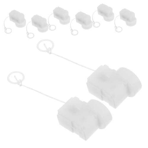 WEKAMOS 8 Stück Teiliges Pull-String Weiß für DIY Kuscheltiere Spielzeugreparatur Langlebig Einfach zu Montieren Geeignet für Bastelprojekte und Interaktives von WEKAMOS