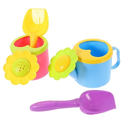 WEKAMOS 8 Stück Teiliges Sandspielzeug Set für Wasserkanne und Schaufel für Strand für Jungen und Mädchen Fördert Kreativität und Motorik aus Hochwertigem Zufällige Farbe Zufällige Farbe von WEKAMOS