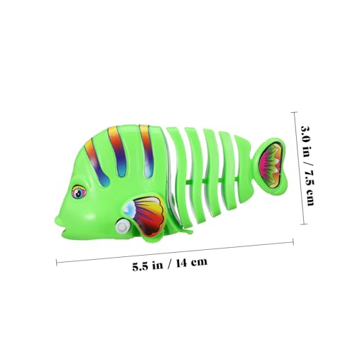 WEKAMOS 8 Stück Teiliges Wind Up Schwimmfische Badespielzeug aus Robustem Kunststoff Bunte Wasser Spielzeuge für Pool und Badewanne als Partygeschenk und Wasserspaß von WEKAMOS