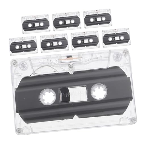 WEKAMOS 8 Stück leeres Band Audiokassetten Musikband Bandrekorder Musikkassetten Kassettenband leer Kassettenmusik Leere Kassette Miniband tragbarer Kassettenrekorder Plastik Transparent WEKAMOS 8 Stück leeres Band Audiokassetten Musikband Bandrekorder Musikkassetten Kassettenband leer Kassettenmusik Leere Kassette Miniband tragbarer Kassettenrekorder Plastik Transparent von WEKAMOS