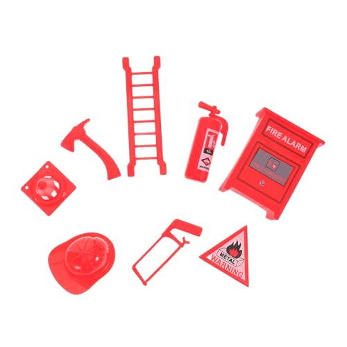 WEKAMOS 8 Teiliges Feuerzubehör Feuerlöscher Mini Wasserspielzeug Feuerwehrmann Partygeschenke Feuerlösch Partygeschenke Feuerschütze Brandschutzartikel Für Feuerparty Roter von WEKAMOS