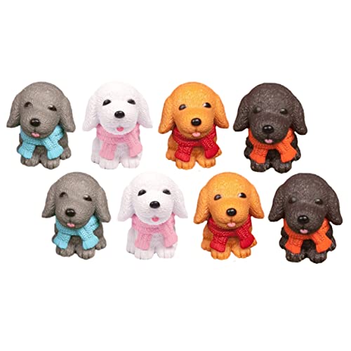 WEKAMOS 8Stücke Hundefiguren Realistische Welpenmodelle Kognitive Hundeornamente für Kreative Dekoration für Farben WEKAMOS 8Stücke Hundefiguren Realistische Welpenmodelle Kognitive Hundeornamente für Kreative Dekoration für Farben von WEKAMOS
