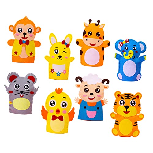 WEKAMOS 8Stücke Teiliges DIY Handpuppen aus Vliesstoff für Kreative Cartoon Nähaufkleber für Süße Handgemachte Puppen Frühkindlichen Entwicklung und Interaktion WEKAMOS 8Stücke Teiliges DIY Handpuppen aus Vliesstoff für Kreative Cartoon Nähaufkleber für Süße Handgemachte Puppen Frühkindlichen Entwicklung und Interaktion von WEKAMOS