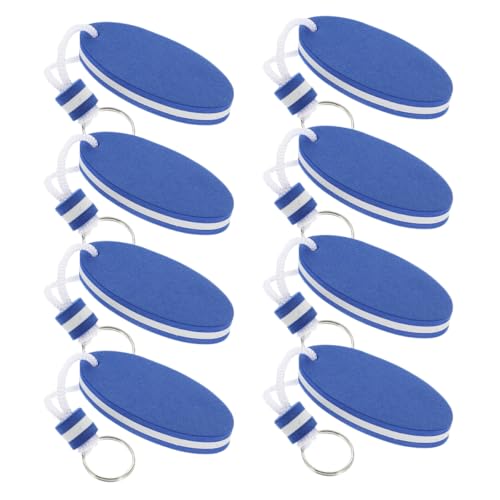 WEKAMOS 8pcs Schwimmende Schlüsselbund Für Das Boot Eva Oval Key Float Wasser Sport Schlüssel Anhänger Kajak Kite Surfenschlüsselkette Für Das Fischen Von Segeln WEKAMOS 8pcs Schwimmende Schlüsselbund Für Das Boot Eva Oval Key Float Wasser Sport Schlüssel Anhänger Kajak Kite Surfenschlüsselkette Für Das Fischen Von Segeln von WEKAMOS