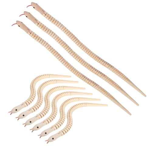 WEKAMOS 9 Stück Teiliges Holz Flexible Realistische Bewegliche Holzschlangen Naturbelassenes DIY-holzspielzeug für Kreatives Bemalen Familienaktivitäten und Garten-Dekoration WEKAMOS 9 Stück Teiliges Holz Flexible Realistische Bewegliche Holzschlangen Naturbelassenes DIY-holzspielzeug für Kreatives Bemalen Familienaktivitäten und Garten-Dekoration von WEKAMOS