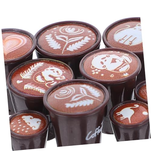 WEKAMOS 90 Stück Miniatur Kaffeetassen aus Robustem Resin mit Realistischer Latte Art Japanische Puppenhaus Trinkaccessoires Vielseitig für Micro Landschaft Sammlerstücke und Kreative WEKAMOS 90 Stück Miniatur Kaffeetassen aus Robustem Resin mit Realistischer Latte Art Japanische Puppenhaus Trinkaccessoires Vielseitig für Micro Landschaft Sammlerstücke und Kreative von WEKAMOS