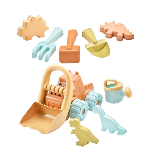 WEKAMOS 9pcs Kinder Strandspielzeug Set Dinosaurier Sandformen Outdoor Sandbox Accessoires Sandschaufel Und Rake Sand Bagger Wässerung Für Strandgarten Schnee WEKAMOS 9pcs Kinder Strandspielzeug Set Dinosaurier Sandformen Outdoor Sandbox Accessoires Sandschaufel Und Rake Sand Bagger Wässerung Für Strandgarten Schnee von WEKAMOS