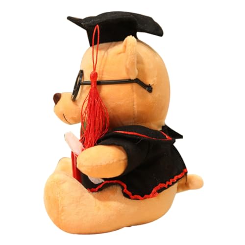 WEKAMOS Abschluss Plüschbär mit Doktorhut Weiches Kuscheltier für Graduierungsfeiern zur Erinnerung an Schulabschluss Gestaltetes Plüschtier WEKAMOS Abschluss Plüschbär mit Doktorhut Weiches Kuscheltier für Graduierungsfeiern zur Erinnerung an Schulabschluss Gestaltetes Plüschtier von WEKAMOS
