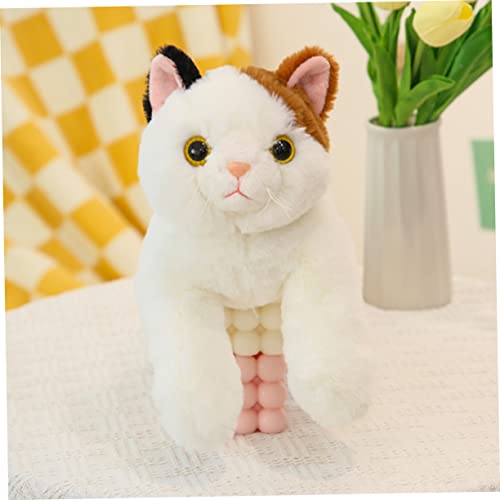 WEKAMOS Adorable Plüschkatze Kuscheltier Realistisch Kleines Stofftier für Kinderzimmer Dekoration und Niedlich Angenehm WEKAMOS Adorable Plüschkatze Kuscheltier Realistisch Kleines Stofftier für Kinderzimmer Dekoration und Niedlich Angenehm von WEKAMOS
