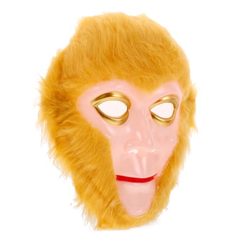 WEKAMOS Affenmaske Cosplay Realistische Halbgesichts Maske Für Halloween Karneval Party Verkleidung Leicht Atmungsaktiv Komfortabel Für Themenveranstaltungen von WEKAMOS