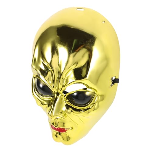 WEKAMOS Alien Maske Alien Halbmaske Horrormaske Alien Cosplay Requisite Halbmaske Karnevalsmaske Maskenballmaske Halloween Cosplay Realistische Gruselmaske Kunststoff Golden WEKAMOS Alien Maske Alien Halbmaske Horrormaske Alien Cosplay Requisite Halbmaske Karnevalsmaske Maskenballmaske Halloween Cosplay Realistische Gruselmaske Kunststoff Golden von WEKAMOS
