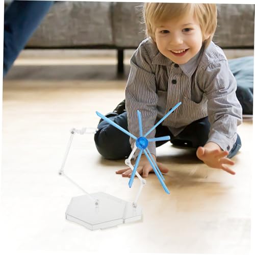 WEKAMOS Articulated Figuren Display Ständer mit Spezialeffekten Stabiler Montagehalter für Bewegliche Actionfiguren Vielseitig Kompatibel Realistische Szenenunterstützung Blau von WEKAMOS