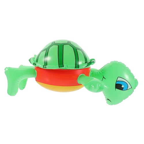 WEKAMOS Aufblasbare Schildkröte aus Lebensechte Dekoration für Wiederverwendbares Wasserspielzeug für Strand und Camping Langlebig und Robust von WEKAMOS
