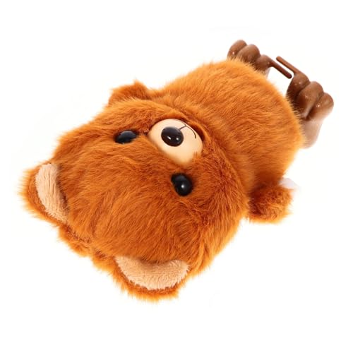 WEKAMOS Aufziehbarer Plüschbär mit Federmechanik Hüpfendes Cartoon Wind up für Partygeschenk und Handliches Mechanisches Tier WEKAMOS Aufziehbarer Plüschbär mit Federmechanik Hüpfendes Cartoon Wind up für Partygeschenk und Handliches Mechanisches Tier von WEKAMOS
