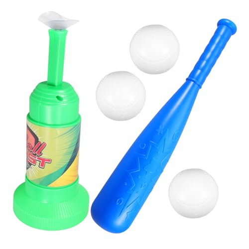 WEKAMOS Automatischer Baseballwurf für Sicherer Baseball Trainingsball Tragbares Outdoor Baseballset in Blau rot Fördert Spielspaß und Sportbegeisterung von WEKAMOS