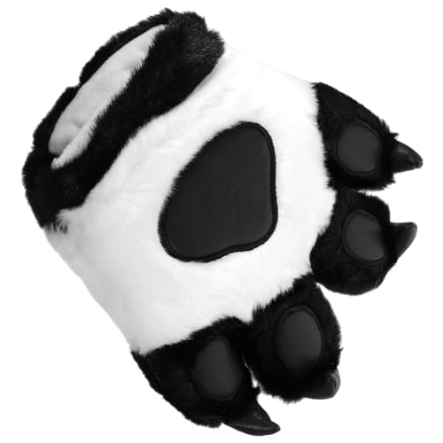 WEKAMOS Bärentatz Handschuhe Flauschige Winterhandschuhe für Cosplay und Partys Waschbare und Warme Tierhandschuhe für Besondere Anlässe und Kostüme Einzigartige Accessoires für von WEKAMOS