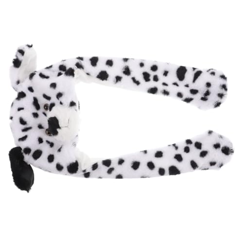 WEKAMOS Beweglicher Ohr Hut Lustige Dalmatian Mütze mit Animierten Ohren Warm und für Frauen und Mädchen für Weihnachten und Kostümpartys WEKAMOS Beweglicher Ohr Hut Lustige Dalmatian Mütze mit Animierten Ohren Warm und für Frauen und Mädchen für Weihnachten und Kostümpartys von WEKAMOS