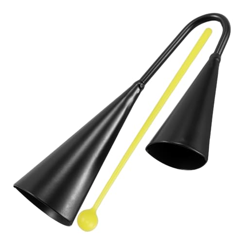 WEKAMOS Binaurales Handglocken Percussion Instrument mit Zwei Robuste Agogo Kuhglocke für Pädagogisches Schlaginstrument zur Musikalischen Früherziehung und Rhythmenförderung WEKAMOS Binaurales Handglocken Percussion Instrument mit Zwei Robuste Agogo Kuhglocke für Pädagogisches Schlaginstrument zur Musikalischen Früherziehung und Rhythmenförderung von WEKAMOS