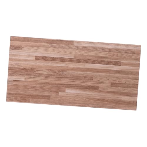 WEKAMOS Boden im Puppenhaus Planke Puppenhausdielen Puppenhaus-Miniaturboden Dollhouse Decor Szene puppenhaus Boden puppenhaus Einrichtung Mini-Bodenbelag winzige Hausboden PVC Brown von WEKAMOS