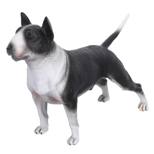 WEKAMOS Bull Terrier Hund Modell Realistisches Tierornament für Stehendes Hundespielzeug für Dekoration und Sammlungen Schwarzes Design WEKAMOS Bull Terrier Hund Modell Realistisches Tierornament für Stehendes Hundespielzeug für Dekoration und Sammlungen Schwarzes Design von WEKAMOS