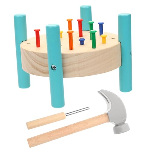 WEKAMOS Buntes Montessori Holzspielzeug Nagelspiel Hammer für Ab Jahr Motorische Hand Auge Koordination Pädagogisches Aktivitätsspielzeug Sicher und Langlebig WEKAMOS Buntes Montessori Holzspielzeug Nagelspiel Hammer für Ab Jahr Motorische Hand Auge Koordination Pädagogisches Aktivitätsspielzeug Sicher und Langlebig von WEKAMOS