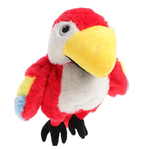 WEKAMOS Cartoon Vogel Handpuppe Interaktives für Niedlicher Plüsch Papagei für Geschichtenerzählen Rollenspiele Kindergarten und Zuhause Waschbar und Kuschelig WEKAMOS Cartoon Vogel Handpuppe Interaktives für Niedlicher Plüsch Papagei für Geschichtenerzählen Rollenspiele Kindergarten und Zuhause Waschbar und Kuschelig von WEKAMOS