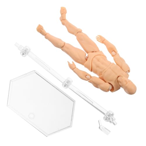 WEKAMOS Charaktermodell Malen Robuster Actionfigurenständer Figurenmodellbausätze Zeichnungsfigurenmodell Schaufensterpuppe Zeichnen Figur Zeichnen Kunstmodell Figur Kunstfigurenmodell PVC von WEKAMOS