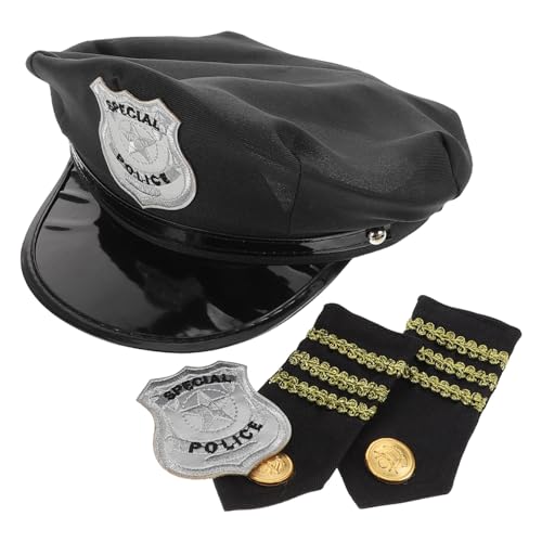 WEKAMOS Cosplay-polizistenhut, Kinder-polizistenkappe Für Festivals, Partys Und Bühnenauftritte, Polizist, Halloween, Cosplay, Verkleidungsrequisiten WEKAMOS Cosplay-polizistenhut, Kinder-polizistenkappe Für Festivals, Partys Und Bühnenauftritte, Polizist, Halloween, Cosplay, Verkleidungsrequisiten von WEKAMOS