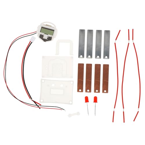 WEKAMOS DIY Fruchtbatterie Experimentierkasten mit Kartoffel und Metall Kupfer Elektroden Elektronischer Uhr Lernspielzeug für Ab Jahren Pädagogisches Wissenschaftsspielzeug zur von WEKAMOS