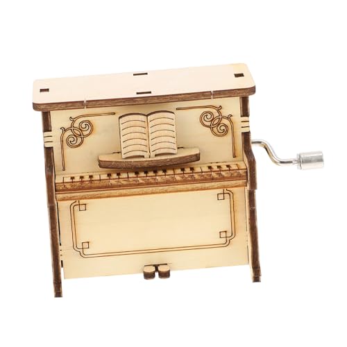 WEKAMOS DIY Holzspieluhr Bausatz Klavier Puzzle aus Premium Holz Glatte Oberfläche Kreatives Lernspielzeug für Feinmotorikförderung und Dekoration WEKAMOS DIY Holzspieluhr Bausatz Klavier Puzzle aus Premium Holz Glatte Oberfläche Kreatives Lernspielzeug für Feinmotorikförderung und Dekoration von WEKAMOS