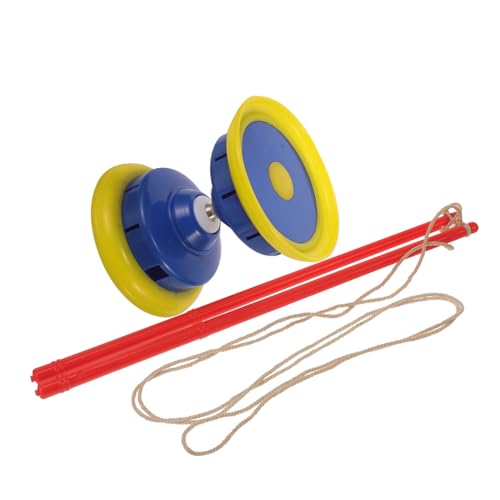 WEKAMOS Diabolo mit Dreifachem Kugellagersystem Stoßfestes Chinesisches Yoyo für Erwachsene Fitness für Geschicklichkeit und Freizeitspaß Robustes Jonglierspielzeug Blau Zufällige Farbe von WEKAMOS
