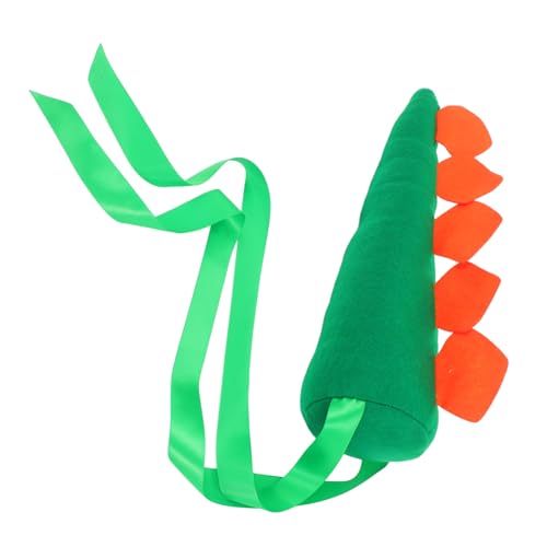 WEKAMOS Dinosaurier - Dinosaurier Geburtstag Dinosaurier-Geburtstagsdekoration Kind Dinosaurierkostüm Dinosaurierschwänze Dinosaurierschwanz für Cosplay Stoff Grün von WEKAMOS