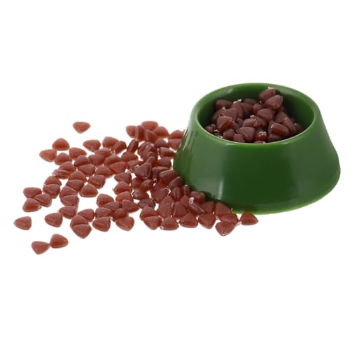 WEKAMOS Dollhouse Futter Schalen Realistische Pet Dishes für Puppenhaus Zubehör für DIY Projekte und Fördert Feinmotorik und Kreativität von WEKAMOS
