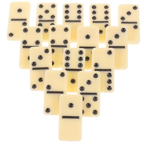 WEKAMOS Domino Spielset Langlebige Dominosteine Vielseitiges Brettspiel für Familien Spieleabende Drinnen und Unterwegs Geeignet von WEKAMOS