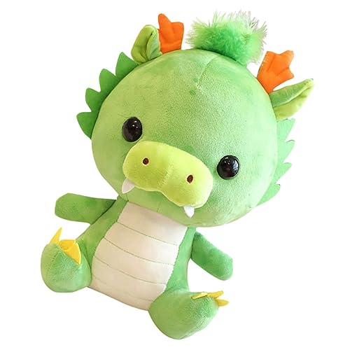 WEKAMOS Drachenspielzeug Maskottchen-Drachenmodell chinesische Neujahrsdrachendekorationen Cartoon Stofftiere chinesisches neujahr stofftier Maskottchen Drache gefüllt PP Baumwolle Grün WEKAMOS Drachenspielzeug Maskottchen-Drachenmodell chinesische Neujahrsdrachendekorationen Cartoon Stofftiere chinesisches neujahr stofftier Maskottchen Drache gefüllt PP Baumwolle Grün von WEKAMOS