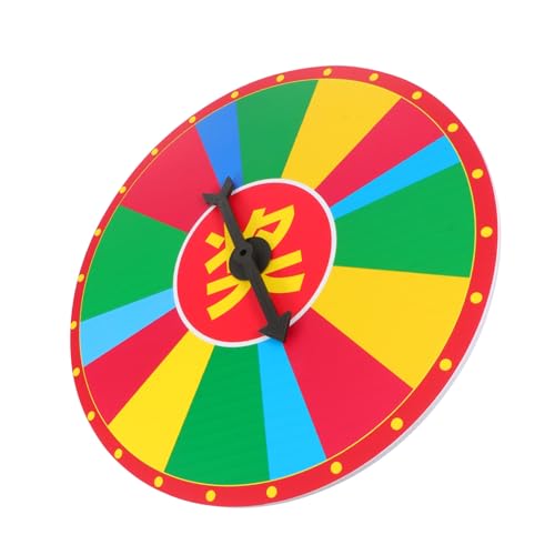 WEKAMOS Drehbares Spielgerät Tragbares Preis Rad für Unterricht Party Aktivitäten Kompakt Leicht Bedienbar von WEKAMOS