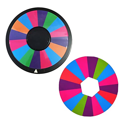 WEKAMOS Drehbares Trinkspiel mit Segmenten Doppelseitiges Party Glücksspiel Desktop Rotationsspiel für Ktv und Bar Langlebiges Trink Entertainment Zubehör mit Zwei Bedruckten von WEKAMOS