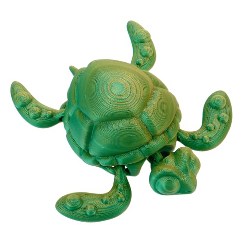 WEKAMOS Realistische Meeresschildkrötenfigur mit Beweglichen Gelenken Sammlermodell für Meerestier Dekoration Kreatives Schildkröten Spielzeug für von WEKAMOS