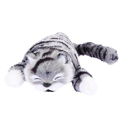 WEKAMOS Elektrische Kuschelrolle Katze Plüschspielzeug Niedliche Katzenpuppe Ohne Batterie Weiches Stofftier Für Jungen Mädchen Wohnzimmer Dekoration WEKAMOS Elektrische Kuschelrolle Katze Plüschspielzeug Niedliche Katzenpuppe Ohne Batterie Weiches Stofftier Für Jungen Mädchen Wohnzimmer Dekoration von WEKAMOS