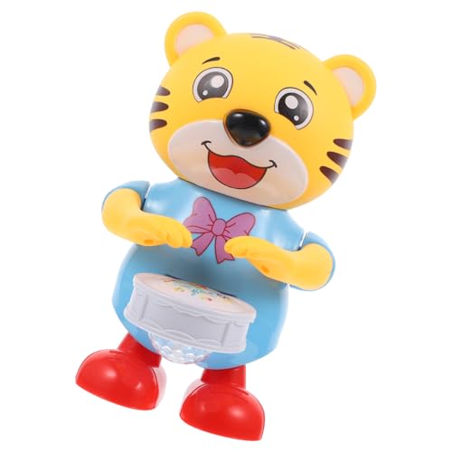 WEKAMOS Elektrisches Tanzendes Tiger für Musik und Trommel Lernspielzeug Sicherer Tragbarer Bunter Spaß für Jungen und Mädchen Zufällige Farbe Zufällige Farbe von WEKAMOS