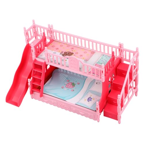 WEKAMOS Etagenbett für Puppen Puppenhausmöbel Mini puppenhaus etagenbetten Zubehör Puppen etagenbett puppenhaus Einrichtung Puppenhaus-Etagenbett- Etagenbett-Ornament Abs Rosa WEKAMOS Etagenbett für Puppen Puppenhausmöbel Mini puppenhaus etagenbetten Zubehör Puppen etagenbett puppenhaus Einrichtung Puppenhaus-Etagenbett- Etagenbett-Ornament Abs Rosa von WEKAMOS